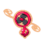 Shiny version of Fan Rotom