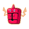 Shiny version of Frost Rotom